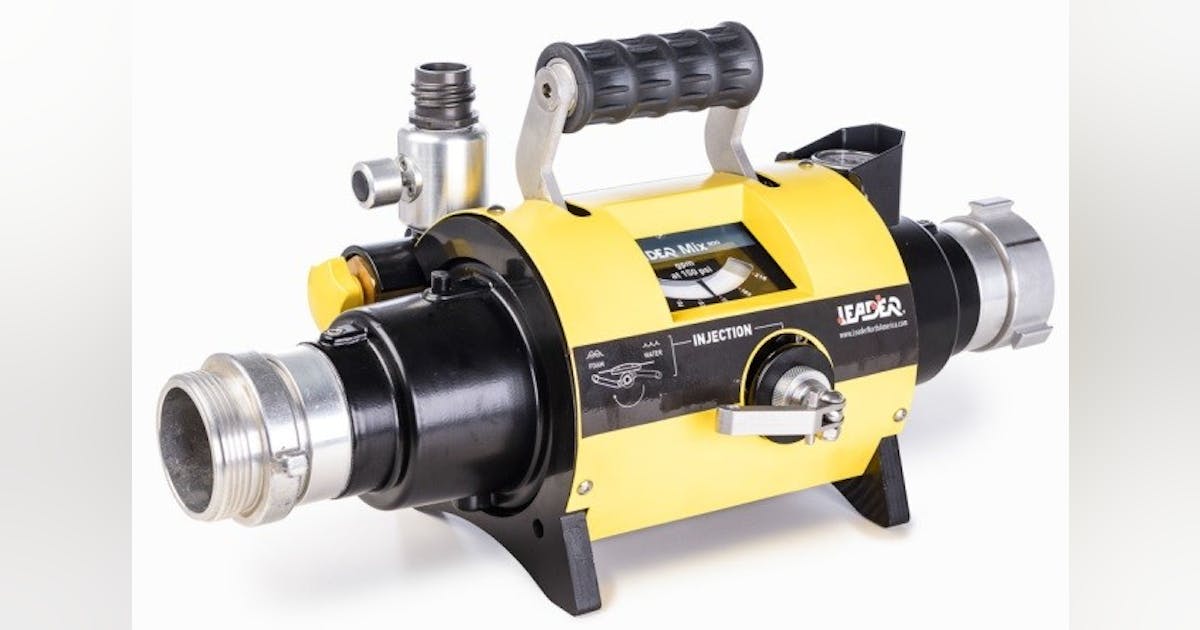 The LEADER Mix is a New Foam Proportioning System for Firefighting ...