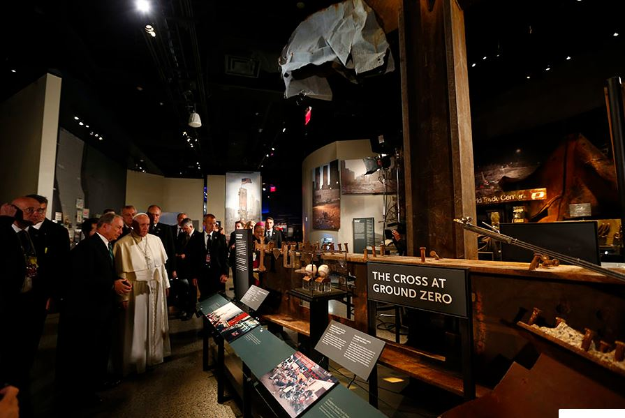 Pope Francis visited the National September 11 Memorial & Museum during his United States visit.