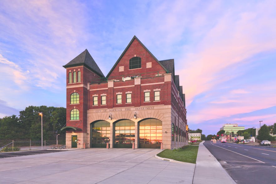 In Quarters Norwalk, CT, Fire Headquarters Firehouse