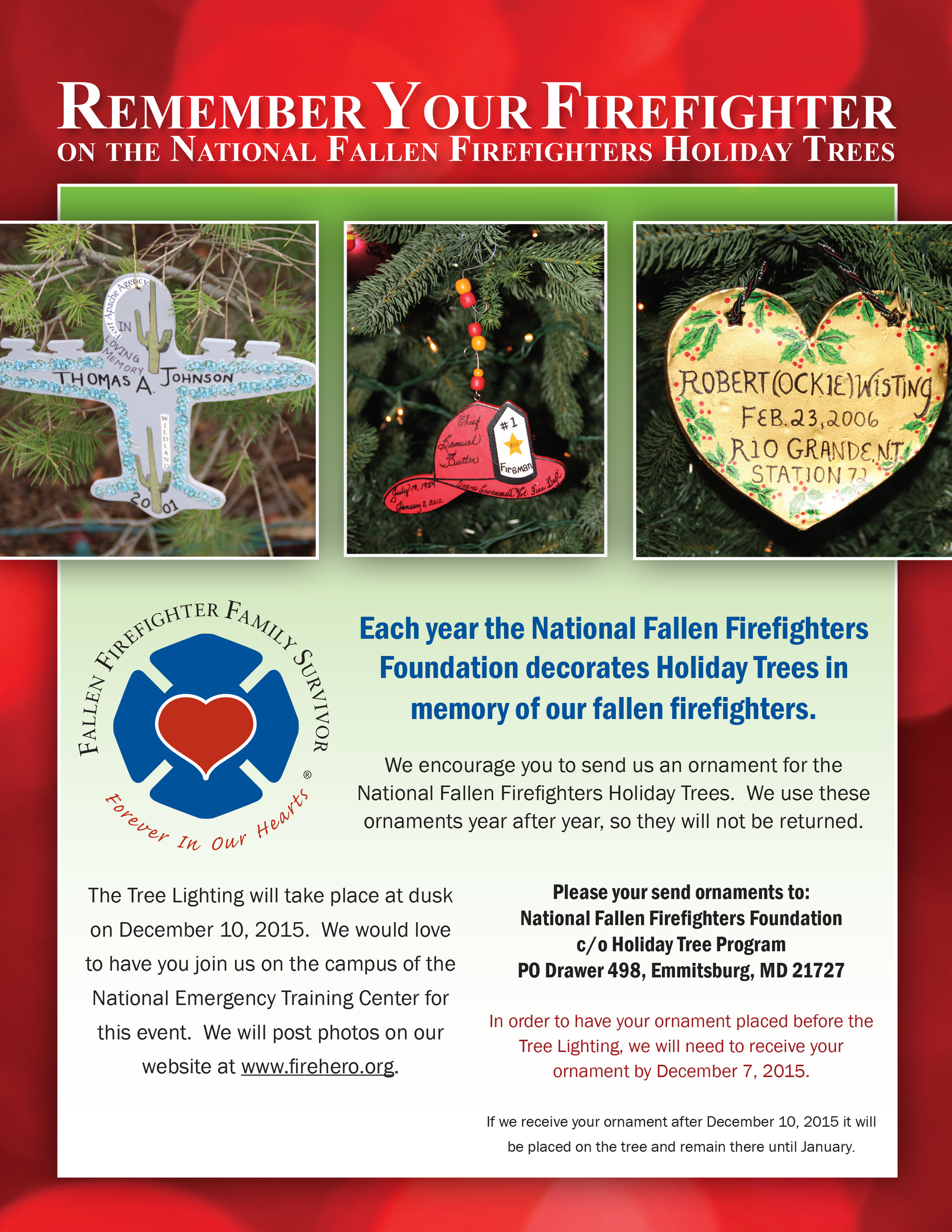 NFFF holiday tree lighting