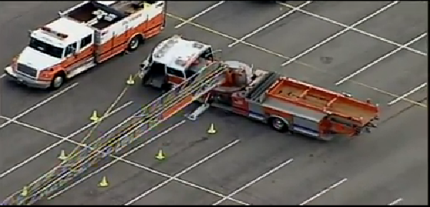 A man was injured during a certification of this aerial.