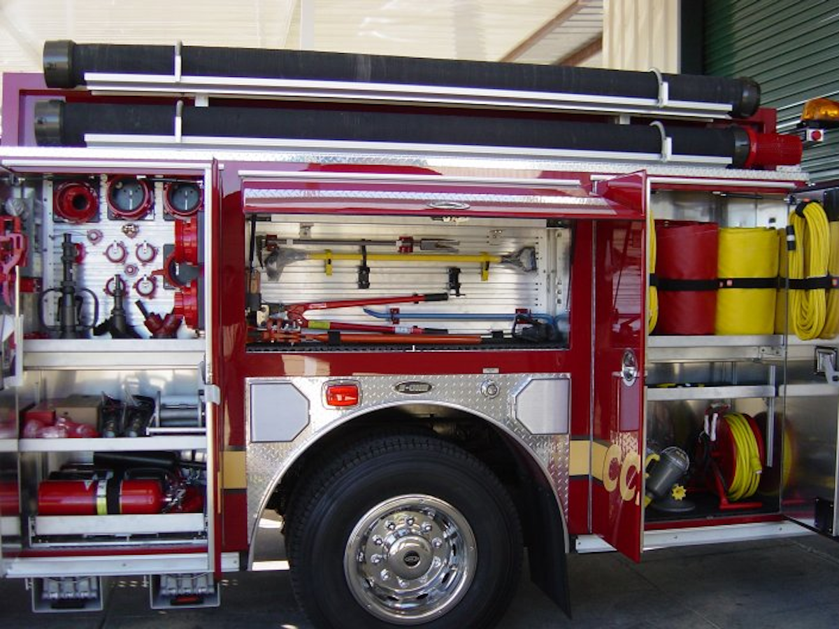 Fire Truck Tool Mounting Sensible Products, Performance Advantage and