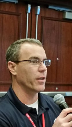 Hinsdale, Ill. Firefighter/Medic Steve Tullis spoke about how his father's death impacted his life. Hinsdale, Ill. Firefighter/Medic Steve Tullis spoke about how his father's death impacted his life.