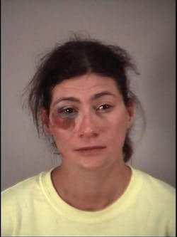 Jennifer Bousquet was charged with battery on a firefighter and resisting arrest. Jennifer Bousquet was charged with battery on a firefighter and resisting arrest.
