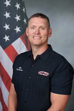 Michael Adams, lead mechanic with the South Metro Fire Rescue Authority Fleet Services Bureau in Parker, CO. Michael Adams, lead mechanic with the South Metro Fire Rescue Authority Fleet Services Bureau in Parker, CO.