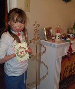 Safyre Terry was maimed in the 2013 fire that left her father and two siblings dead. Safyre Terry was maimed in the 2013 fire that left her father and two siblings dead.