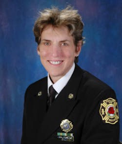 Portland Fire & Rescue Chief Erin Janssens. Portland Fire & Rescue Chief Erin Janssens.