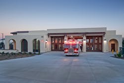 The exterior of the station. The exterior of the station.