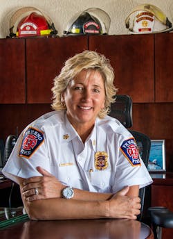 Fresno Fire Chief Kerri Donis will participate in a special presentation at Firehouse World in San Diego, speaking about that left Capt. Peter Dern with critical injuries.
