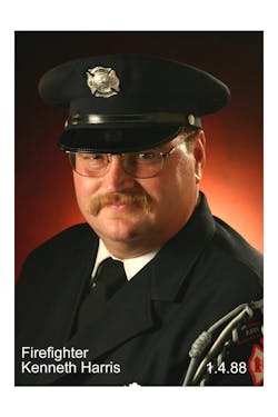 Oak Park firefighter Kenneth Harris. Oak Park firefighter Kenneth Harris.