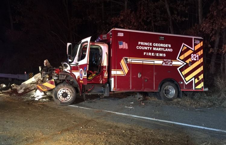 Two. Md. FF/Medics Hurt in Ambulance Crash Firehouse