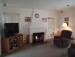 The living area. The living area.