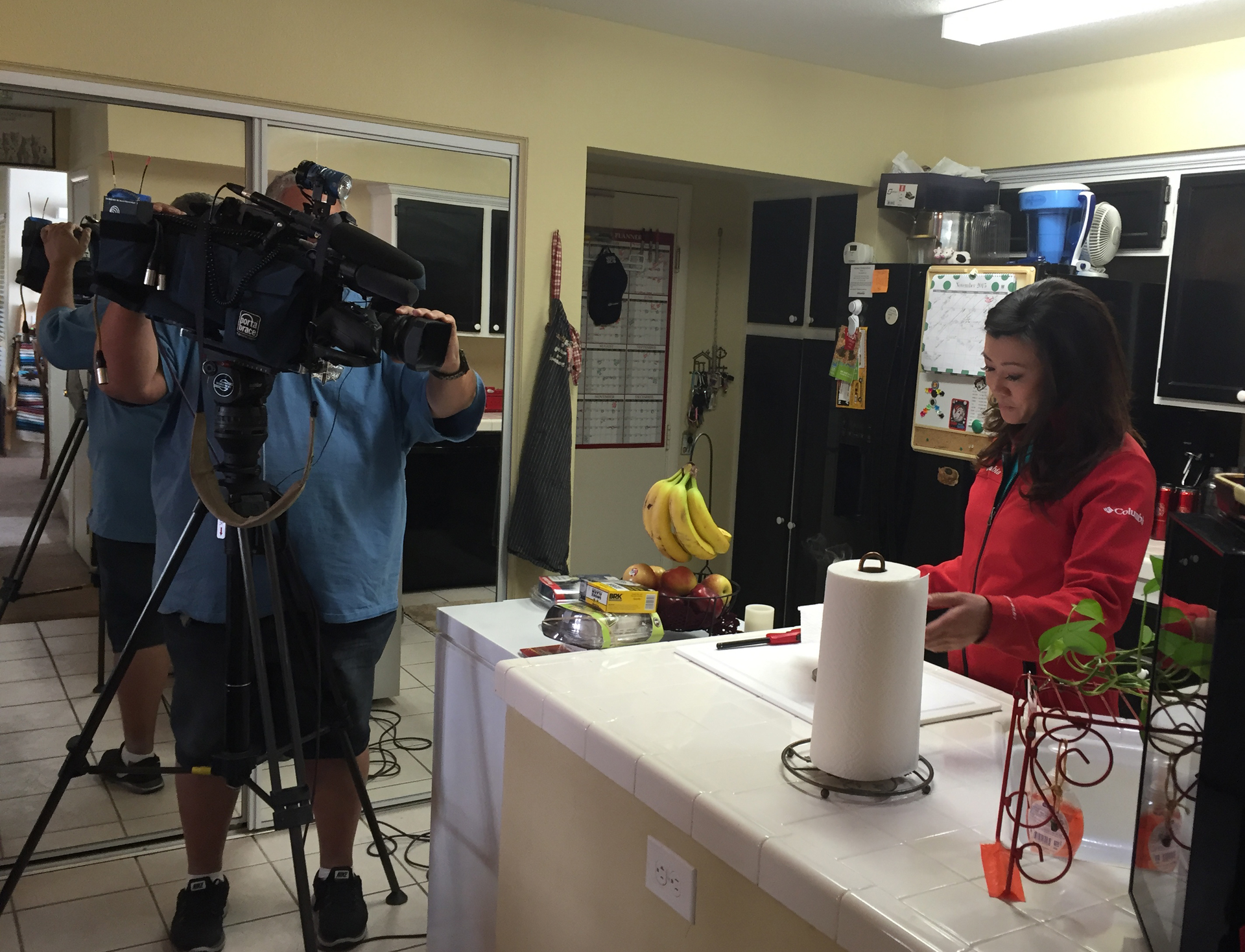 Members of the media were permitted to go back to any of the areas to redo camera shots, conduct demonstrations of their own or do &ldquo;stand-ups.'