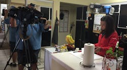 Members of the media were permitted to go back to any of the areas to redo camera shots, conduct demonstrations of their own or do “stand-ups.' Members of the media were permitted to go back to any of the areas to redo camera shots, conduct demonstrations of their own or do “stand-ups.'