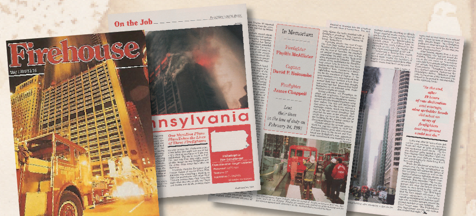 Firehouse Magazine's coverage of the One Meridian Plaza fire.