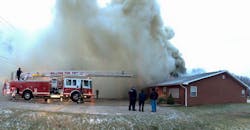 Sullivan County ambulance station and ambulances were damaged by fire Thursday.