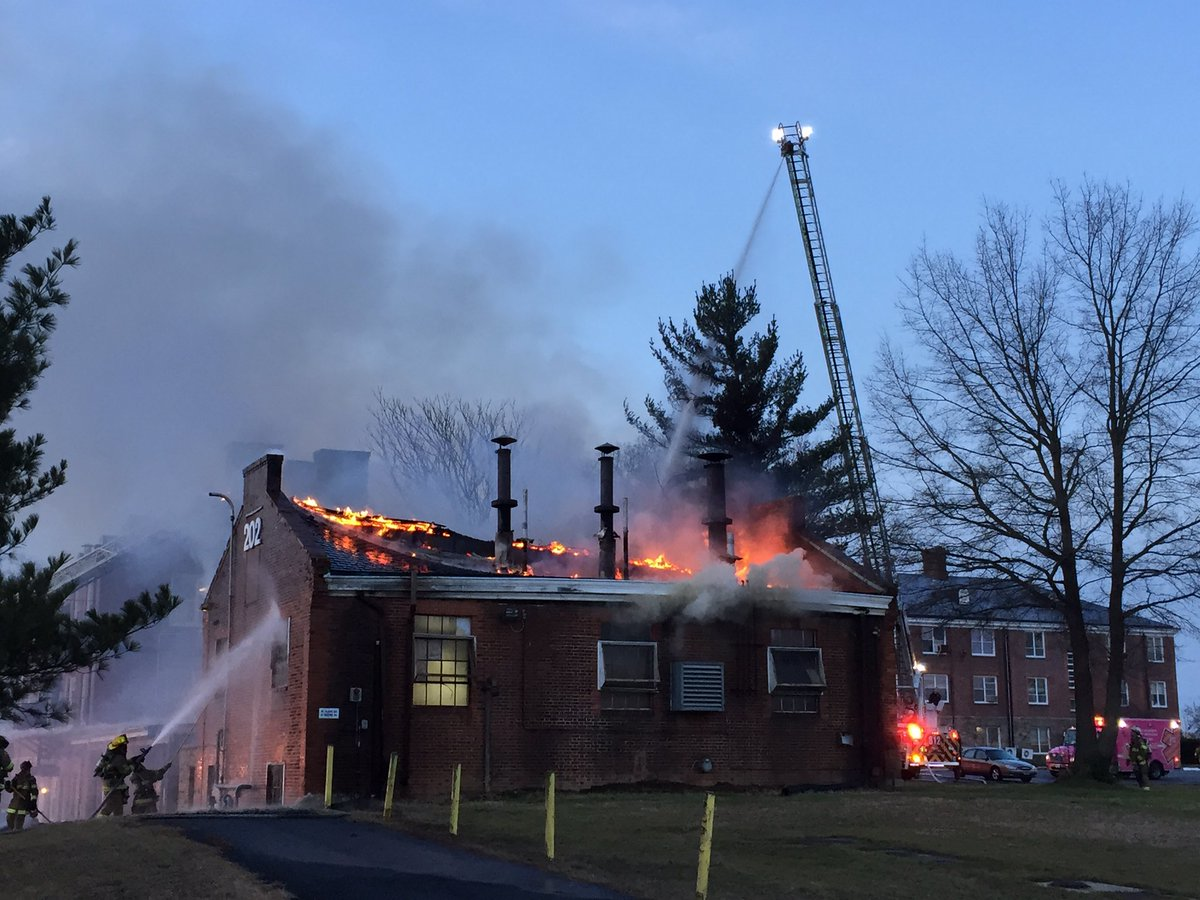 No injuries were reported in this Monday morning fire.
