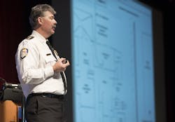 Houston Executive Assistant Chief Richard Mann presents 'Houston's Darkest Day' at Firehouse World. Houston Executive Assistant Chief Richard Mann presents 'Houston's Darkest Day' at Firehouse World.