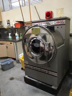 If you are adding washers to a new station, you need to determine what size units you will be using and what utility connections they will require.