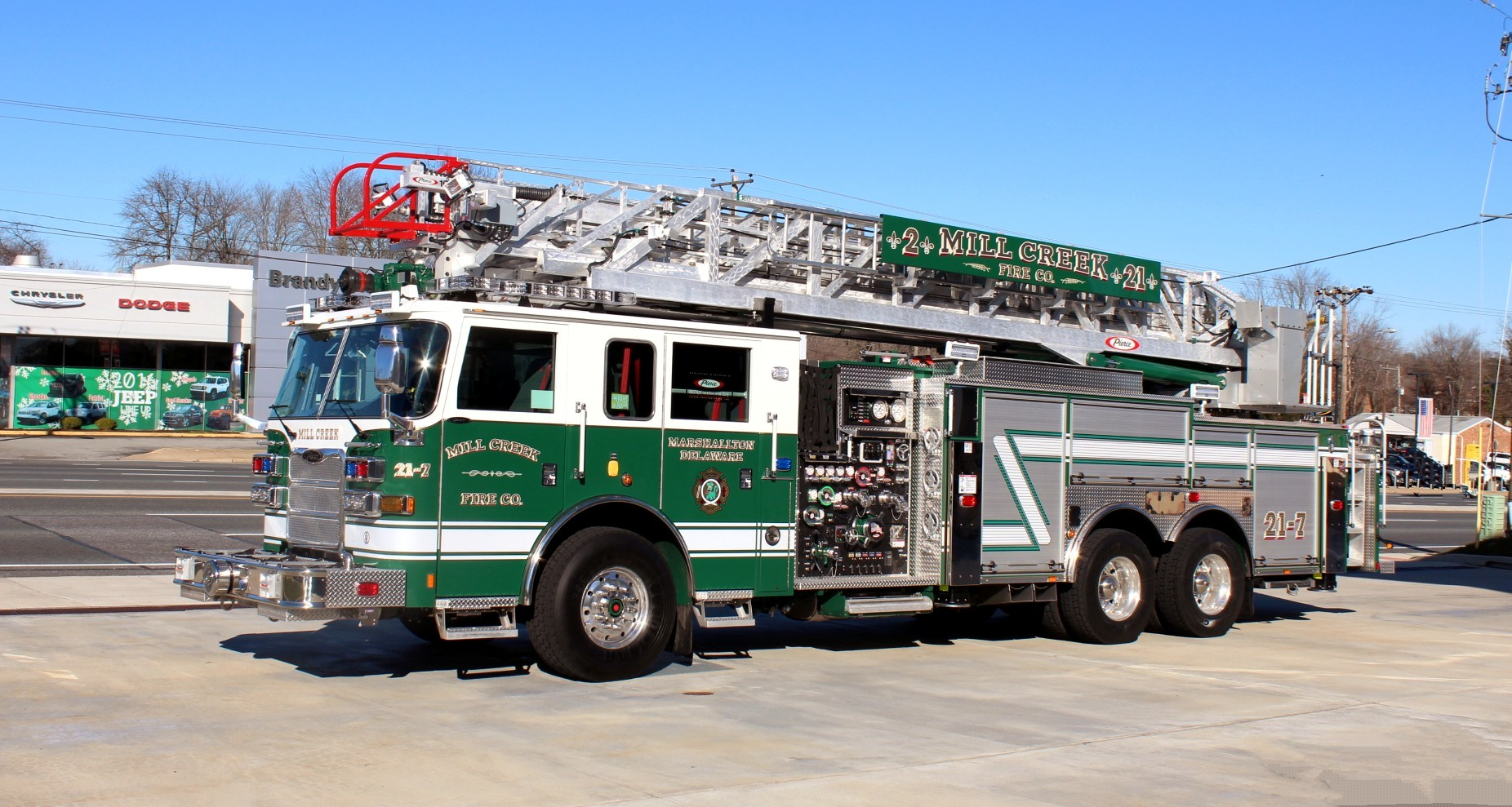 Mill Creek Fire Department, Delaware, Gets New 105foot RearMount