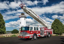 Pierce has received over 60 orders and counting for its game-changing Pierce Ascendant 107-foot steel heavy-duty aerial ladder since its unveiling last year, making it the most popular new aerial apparatus in the company’s history. Pierce has received over 60 orders and counting for its game-changing Pierce Ascendant 107-foot steel heavy-duty aerial ladder since its unveiling last year, making it the most popular new aerial apparatus in the company’s history.