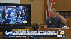San Diego Firefighter Describes Getting Stabbed in Court