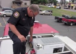 Generators, like this SmarPower unit, can be installed in apparatus dunnage areas. Generators, like this SmarPower unit, can be installed in apparatus dunnage areas.