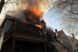 Boston University Senior Binland Lee died in this off-campus fire when she was trapped in her third-story apartment that had only one exit. Photo by Boston Fire Department Boston University Senior Binland Lee died in this off-campus fire when she was trapped in her third-story apartment that had only one exit. Photo by Boston Fire Department