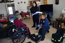 In Rio Rico, CIP teams schedule non-emergency home visits in a proactive attempt to help patients manage their disease or chronic health issues. In Rio Rico, CIP teams schedule non-emergency home visits in a proactive attempt to help patients manage their disease or chronic health issues.