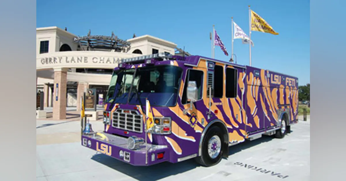 LSU Fire & Emergency Training Institute Gets New Pumper Built by ...