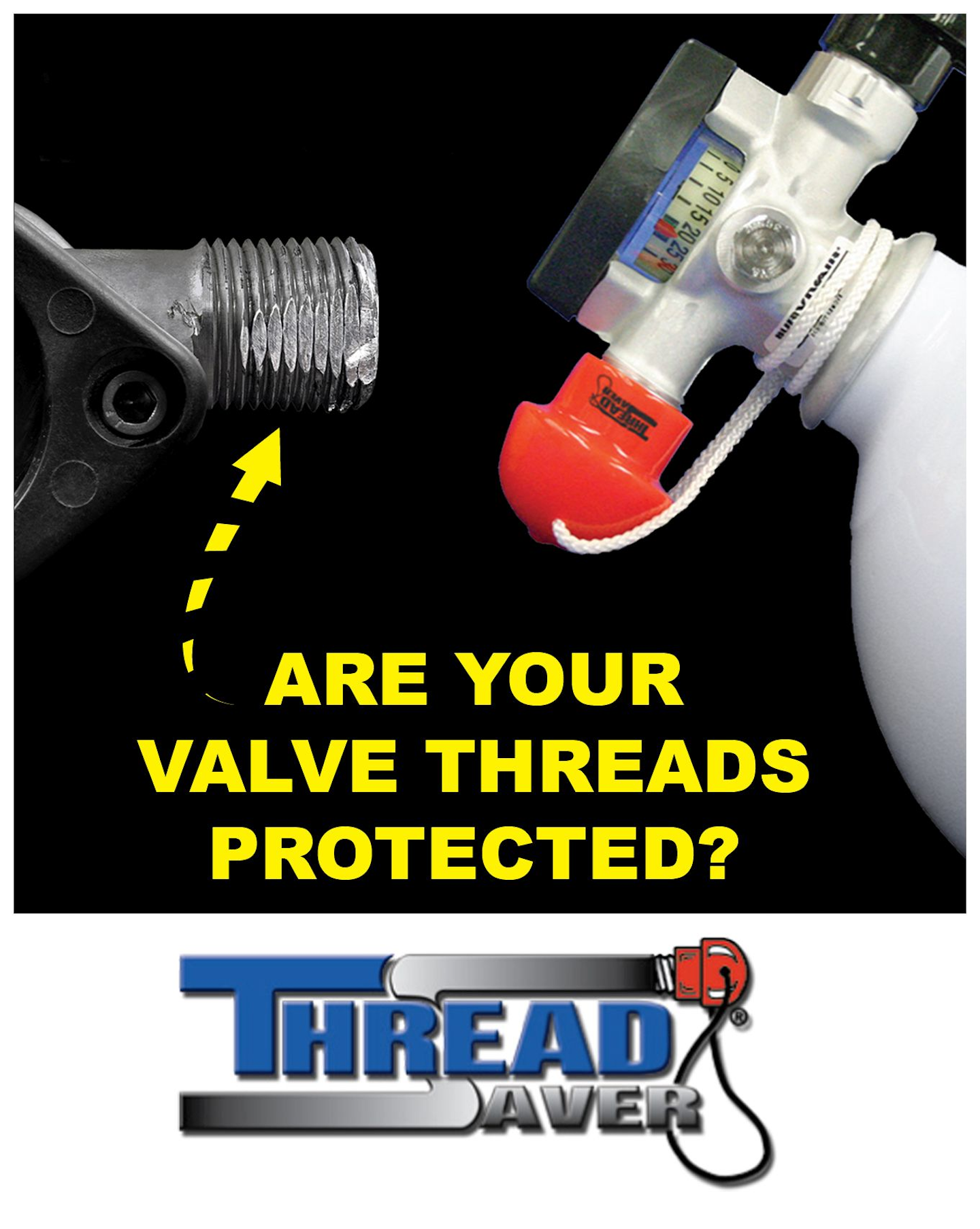 Thread Saver® SCBA Valve Thread Protector From American Airworks Firehouse