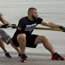 Mike Diehl is training to compete in a national event next week. Mike Diehl is training to compete in a national event next week.