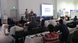 Eric Schaer, principal, AIA (right), and Forest Hooker, senior associate, both with TCA Architecture Planning, addressed building accessibility issues at last week’s Firehouse Station Design Conference in Anaheim, CA.