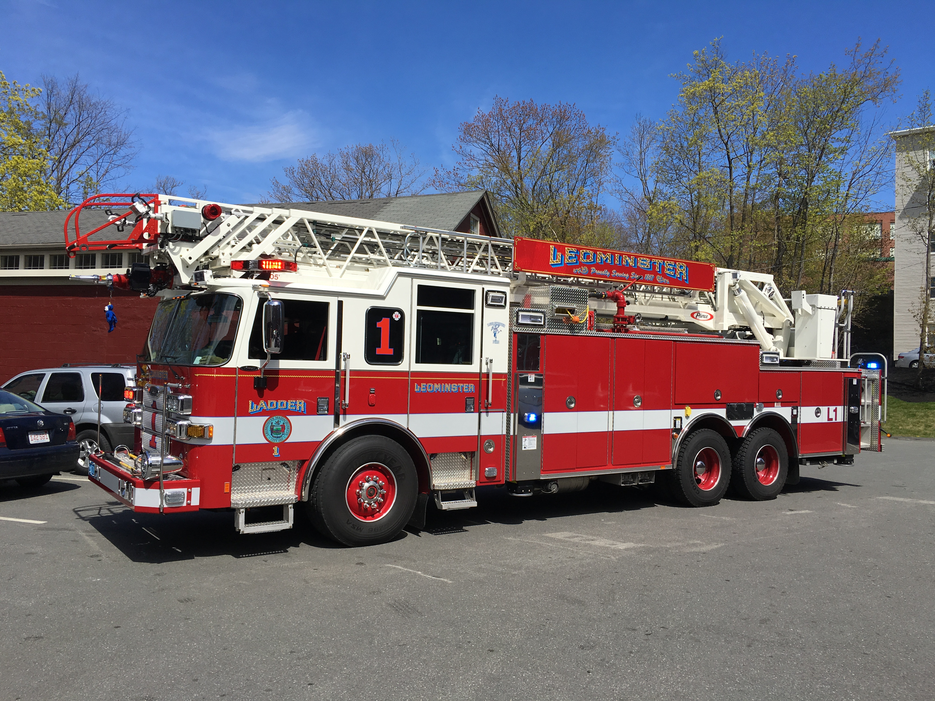 Leominster, MA, Fire Dept. Puts Ladder 1, Built by Pierce, in Service