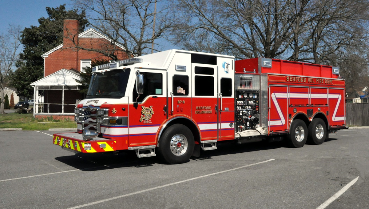 Seaford, DE, Volunteer Fire Company Takes Delivery of Custom Pumper ...