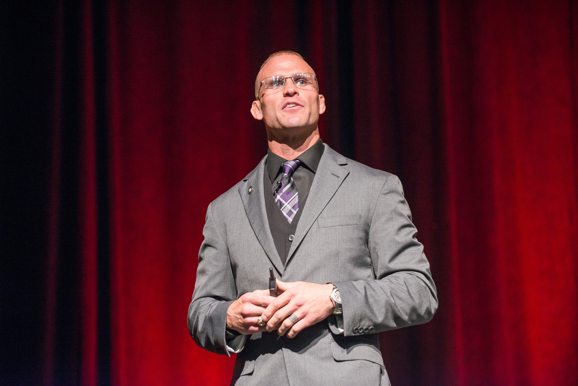 Dr. David Griffin speaking at Firehouse Expo 2014.