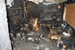 After the fire is knocked down, it's best if crews leave as much debris in place as possible to help investigators with their origin and cause work. After the fire is knocked down, it's best if crews leave as much debris in place as possible to help investigators with their origin and cause work.