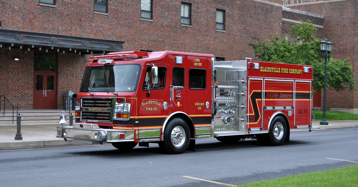 Blairsville, PA, Fire Co. Puts 'Engine/Tanker 123' Built by Rosenbauer ...