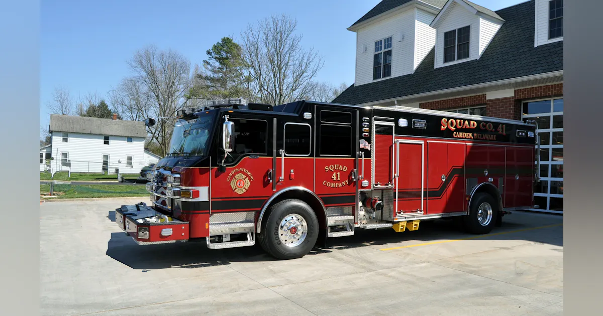 Camden-Wyoming, DE, Vol. Fire Dept. Gets 'Mega' Squad Built by Pierce ...