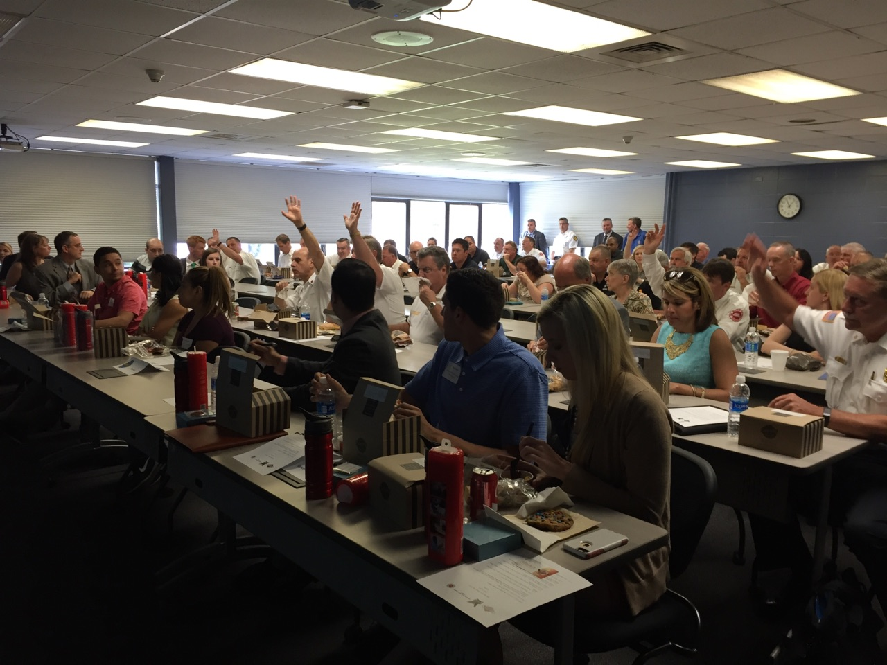 More than 100 fire chiefs, 30 vendors and 15 legislative staffers attended the event.