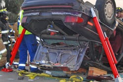 AMKUS RescueStrut System’s structural components are produced with aircraft quality aluminum, allowing superior strength while maintaining light weight. AMKUS RescueStrut System’s structural components are produced with aircraft quality aluminum, allowing superior strength while maintaining light weight.