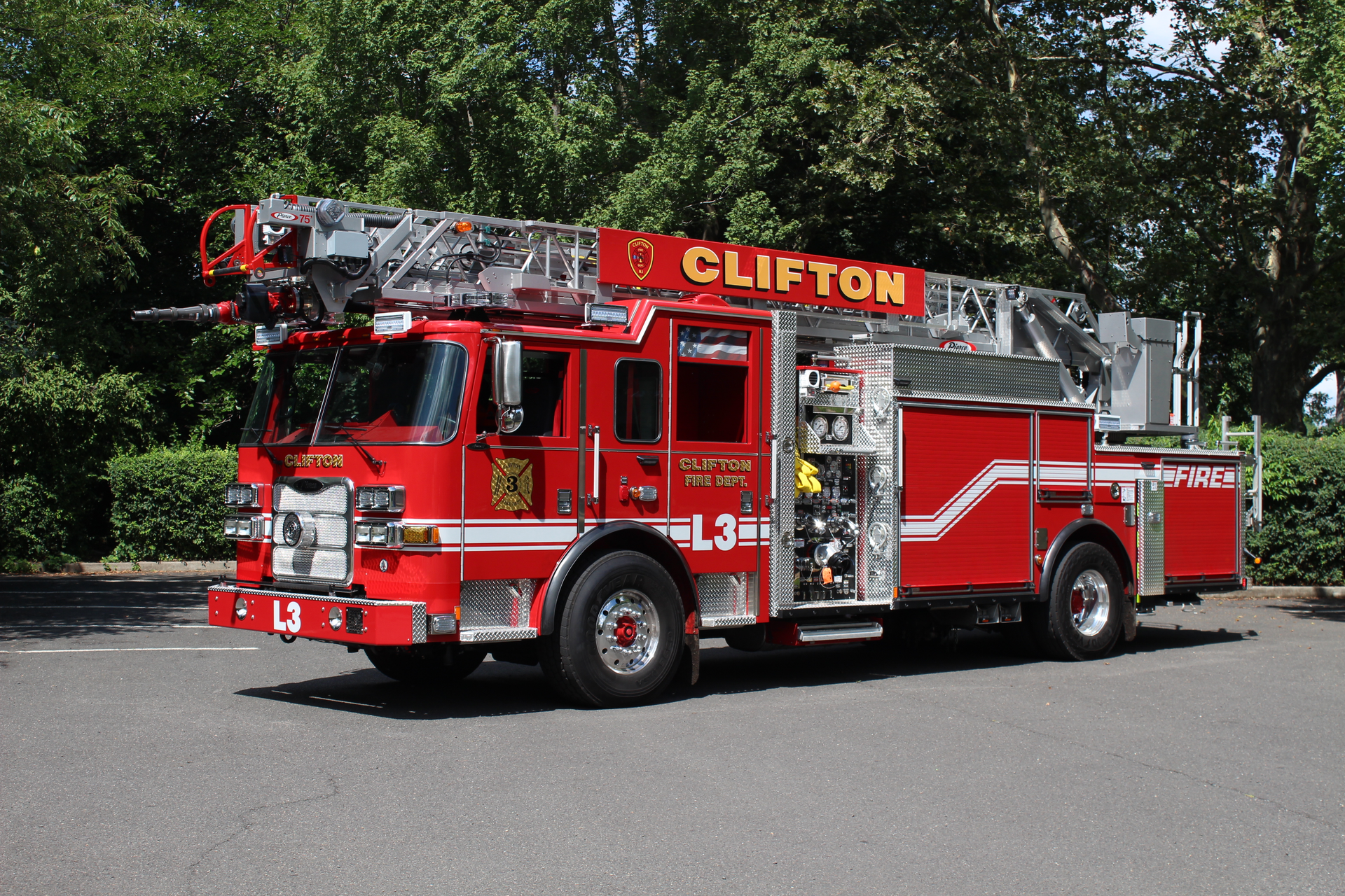 Ladder Co. 3, Clifton, NJ, Fire Department Takes Delivery of New Quint