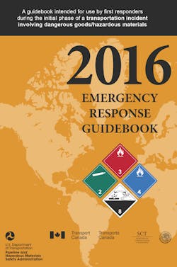 Emergency Response Guide, 2016 edition.