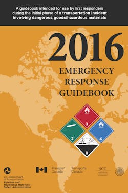 Emergency Response Guide, 2016 edition. Emergency Response Guide, 2016 edition.