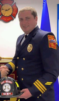 East Granby Fire Chief Peter Ahlstrin