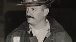 Salka as a captain of E48 in the Bronx. Harvey Eisner would stop by to visit and show the crew photos of the most recent fires in the Bronx.