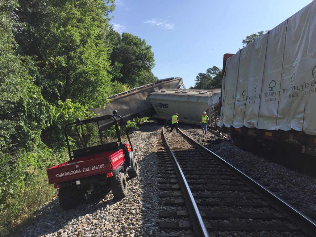 This was the result of a train vs semi.