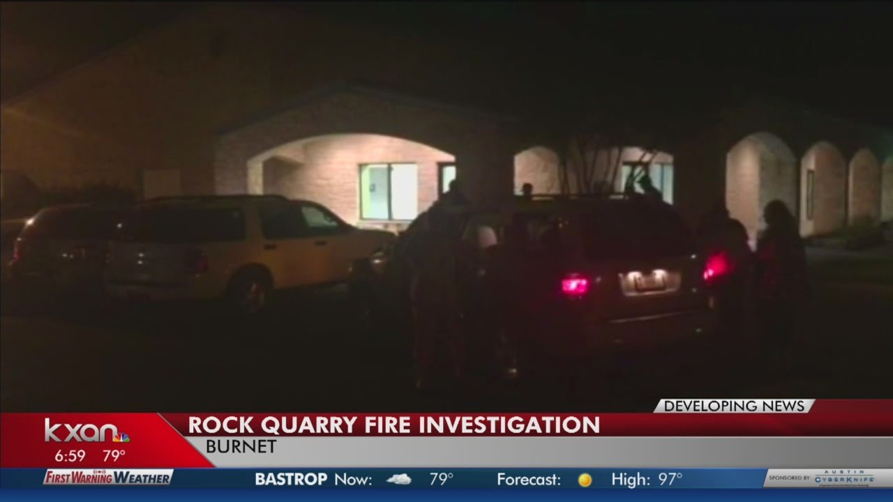 Rock Quarry Fire Probed Firehouse