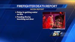 NIOSH Cites Crew Errors in OH Firefighter Death