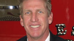 Fresno, CA, Fire Department Fire Captain Pete Dern fell through a roof into heavy fire conditions at a one-story, single-family dwelling last year. Fresno, CA, Fire Department Fire Captain Pete Dern fell through a roof into heavy fire conditions at a one-story, single-family dwelling last year.